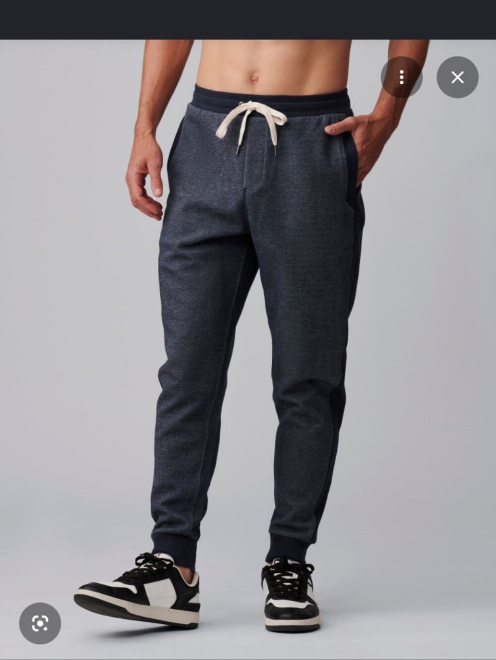 Rhone Heritage Mid weight Jogger Sweatpants Navy 27" Inseam